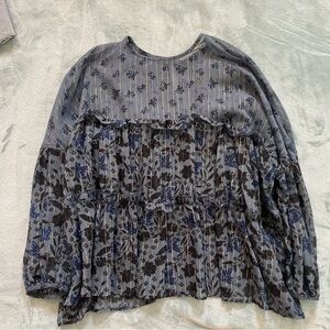 Floral Patterned Women's Top